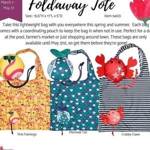 31 foldaway tote